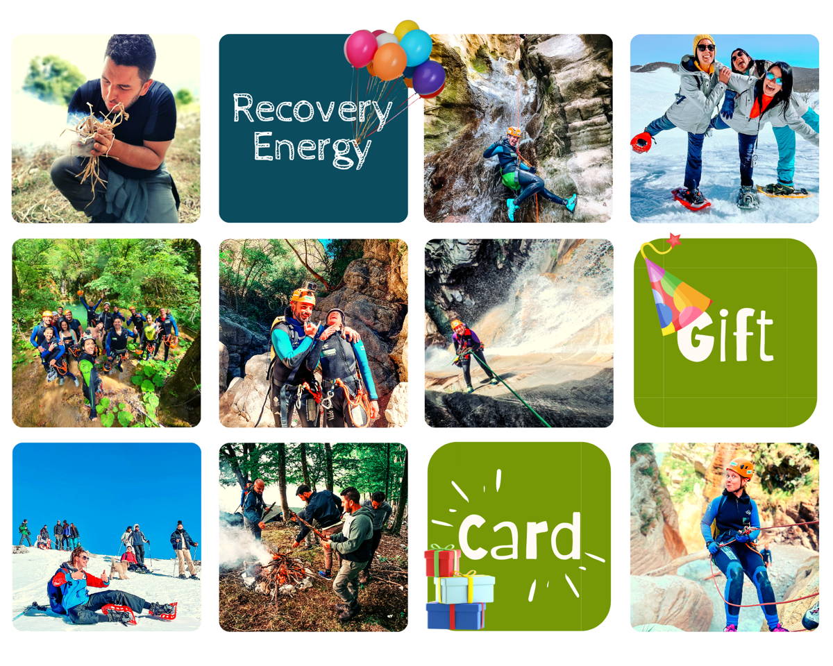 gift card recovery energy 2023 Recovery Energy | Experience Emotions Canyoning Lazio, Abruzzo, Umbria. Escursionismo e Survival Gift Card